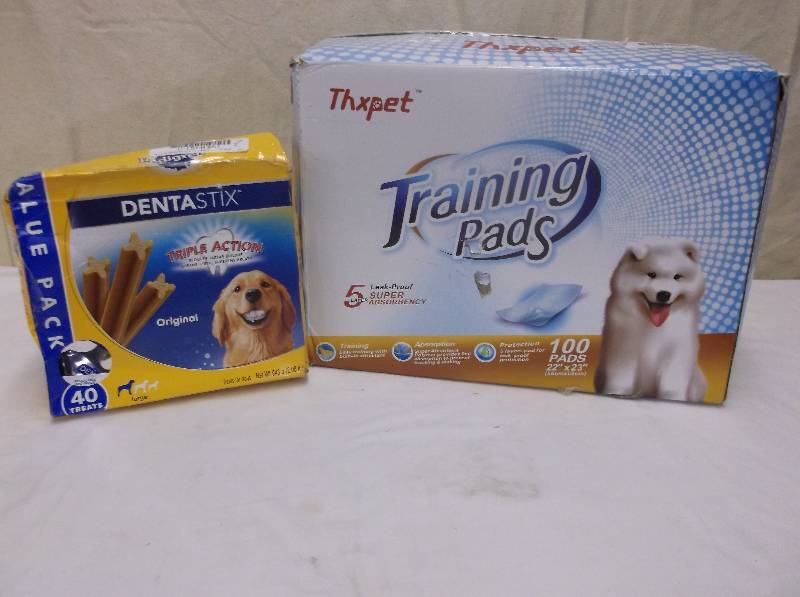 Denta Stix & Training Pads 100Ct, Retail $39.23