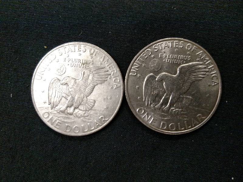 1971 & 1971 D Eisenhower Dollars...