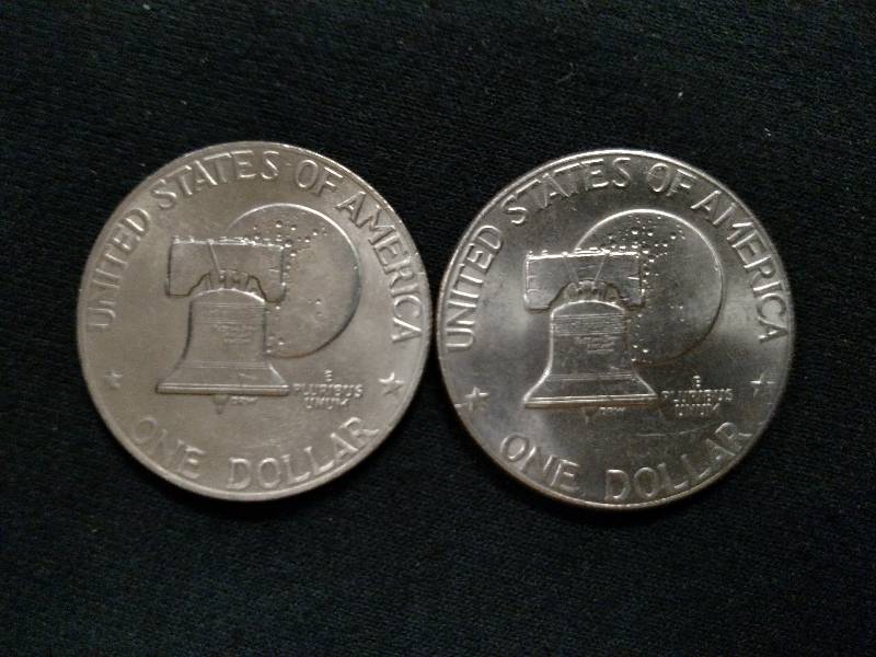 1976 & 1976 D Eisenhower Dollars...