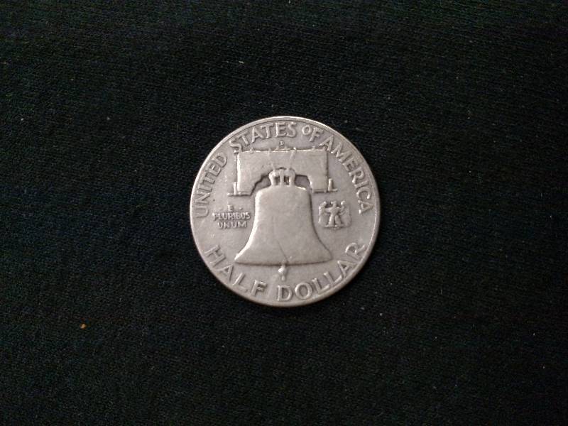 1951 D Franklin Silver Half Dollar...