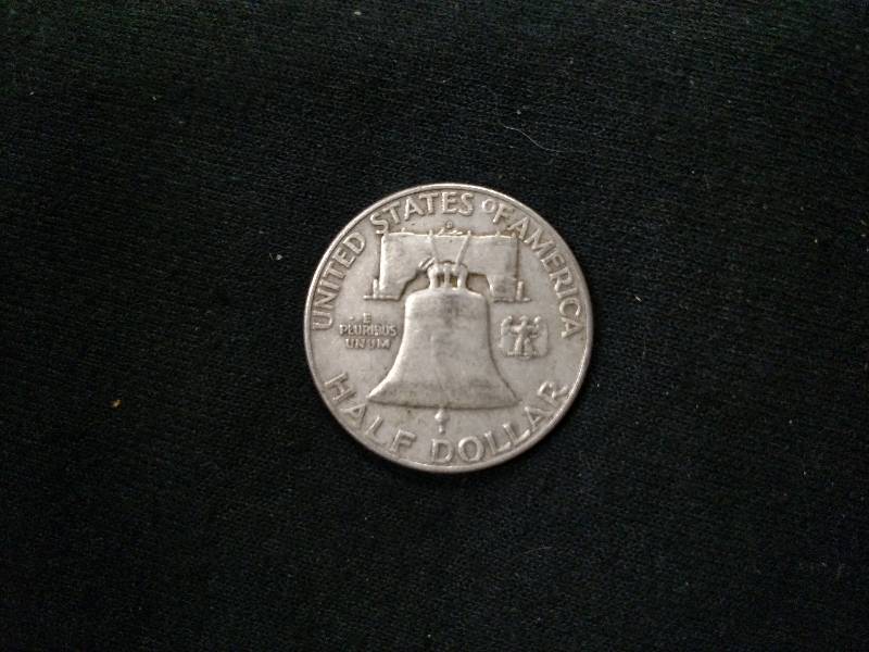 1953 D Franklin Silver Half Dollar...