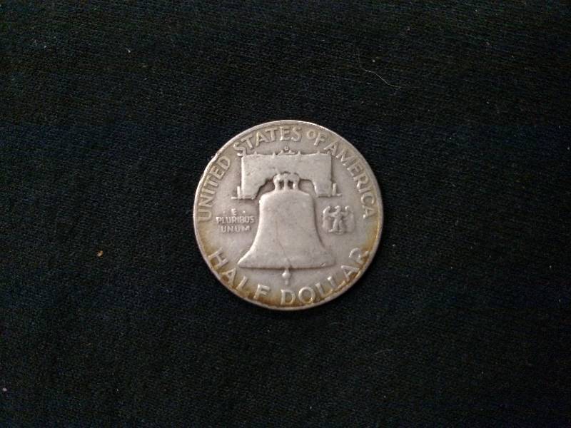 1953 D Franklin Silver Half Dollar...