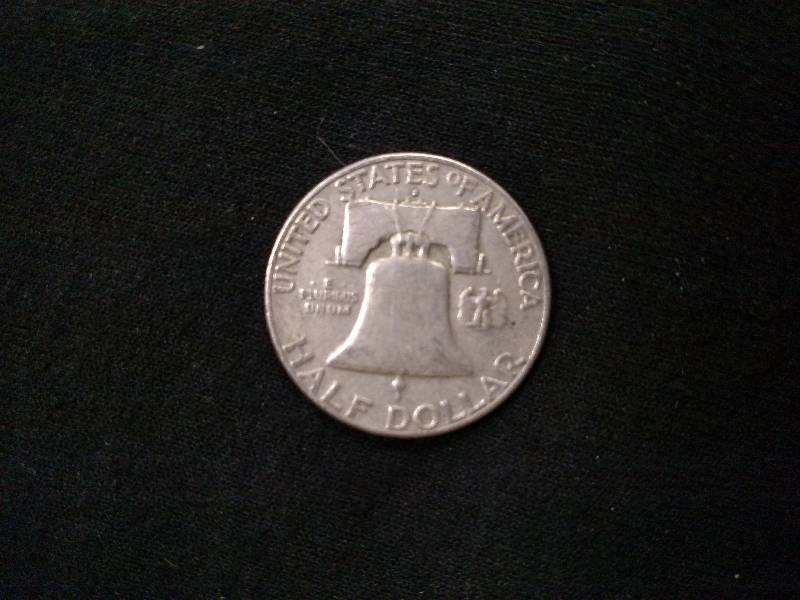1962 D Franklin Silver Half Dollar...