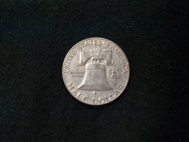 1963 D Franklin Silver Half Dollar...