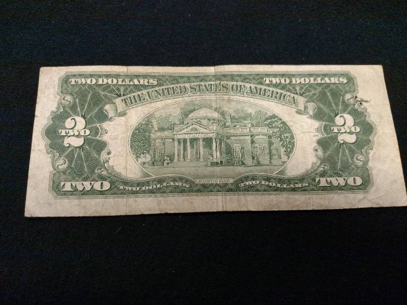 1953 Two Dollar Red Seal Note...