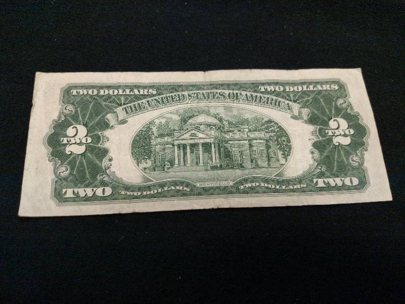 1953 A Two Dollar Red Seal Note...
