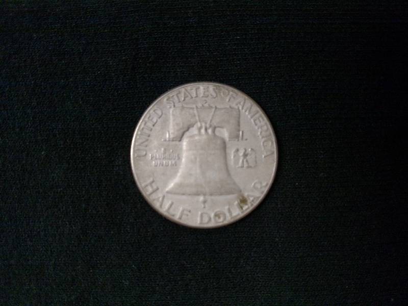 1948 D Franklin Silver Half Dollar...