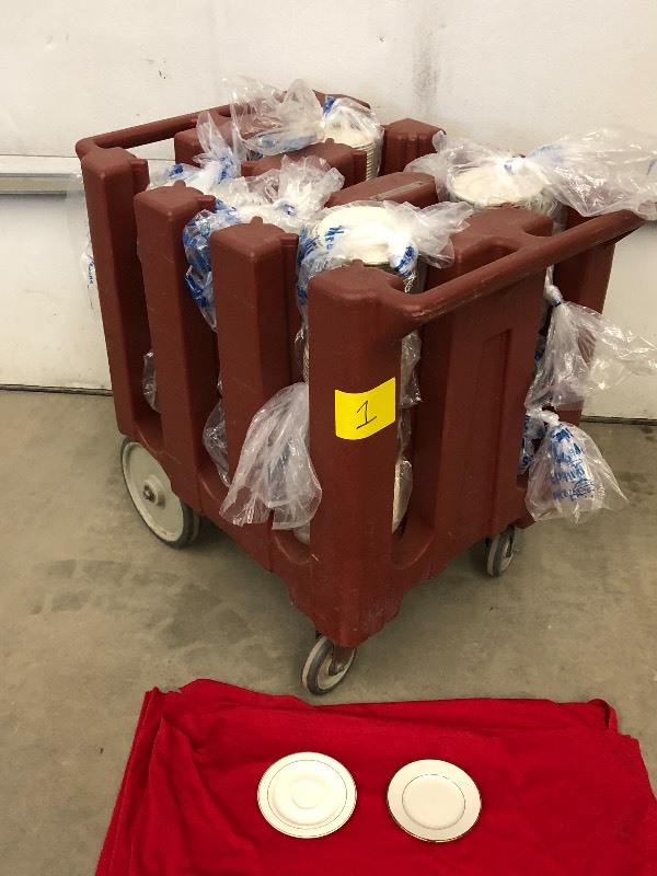 Cambro Commercial Wheeled Dish Cart...