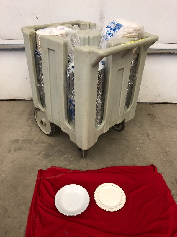 Cambro Commercial Wheeled Dish Cart...