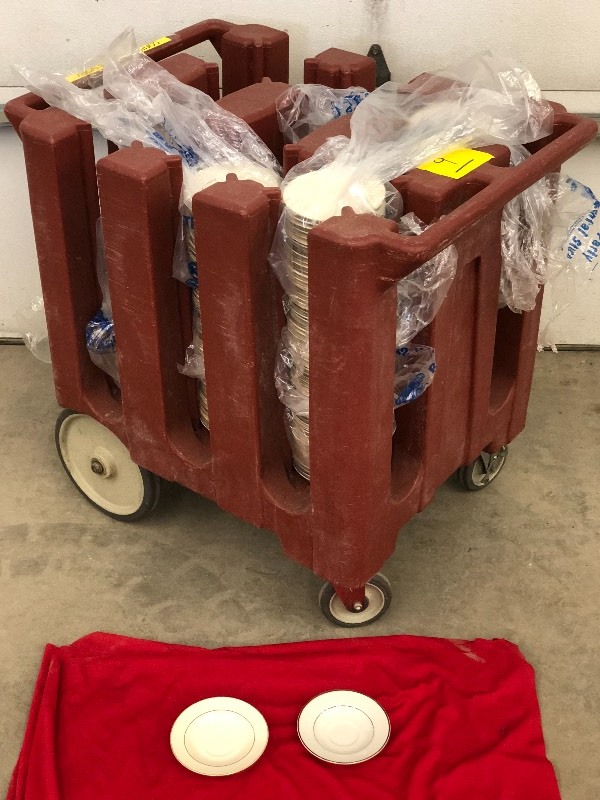 Cambro Commercial Wheeled Dish Cart...