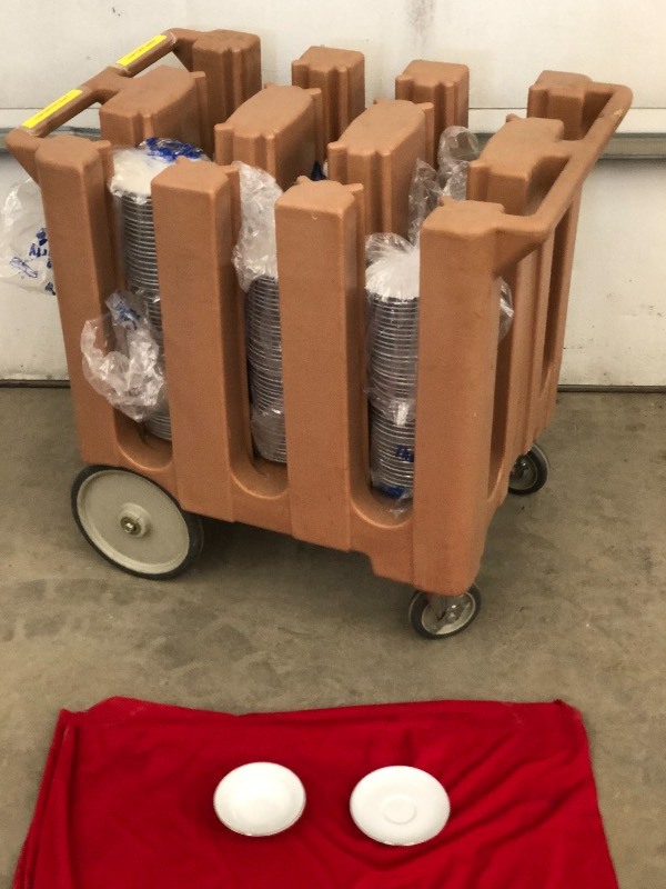 Cambro Commercial Wheeled Dish Cart...