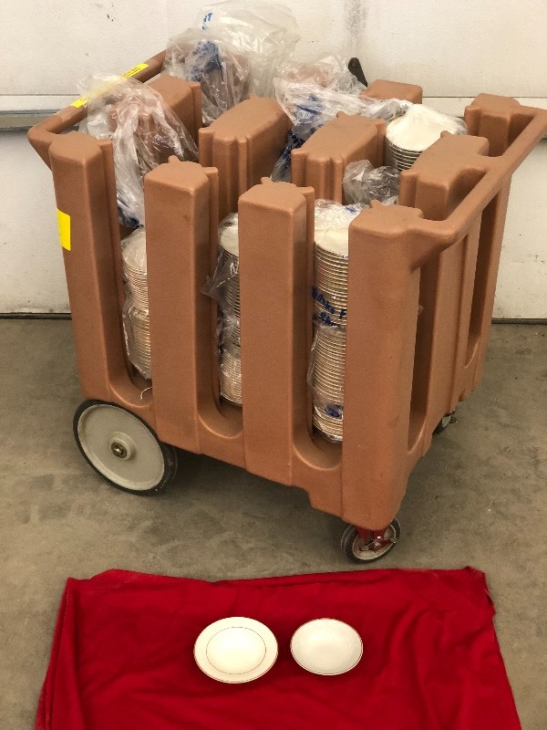 Cambro Commercial Wheeled Dish Cart...