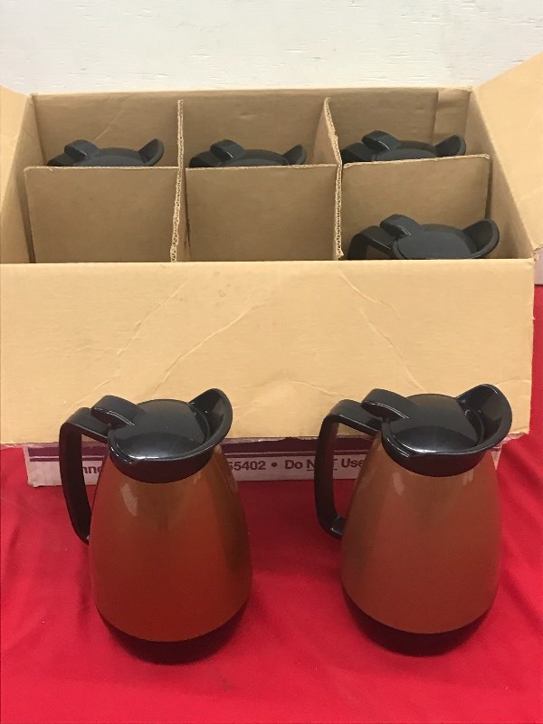 Lot Of (6) 1-Liter Thermal Coffee ...