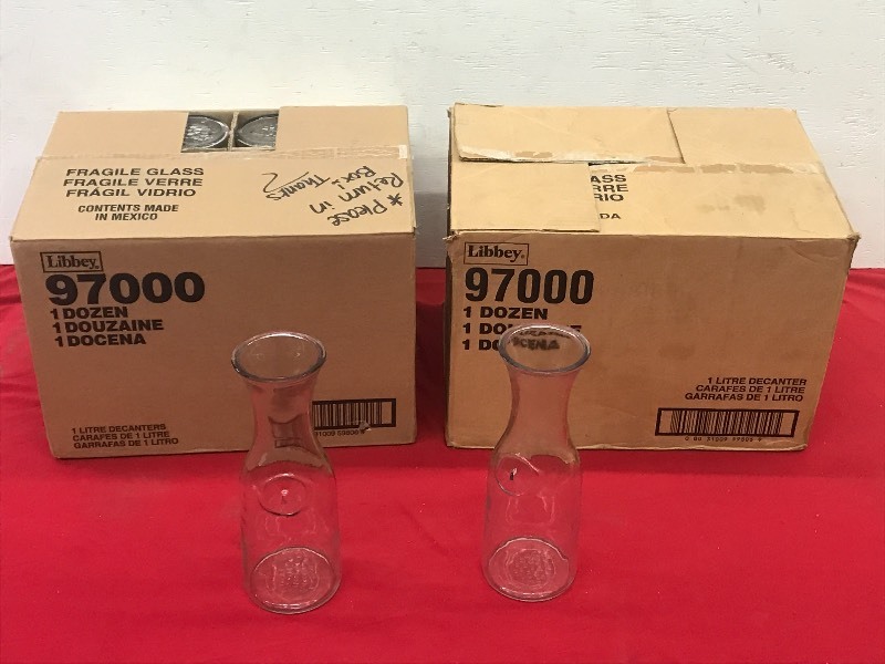 (2) Cases Of 1-Liter Water Decanter...