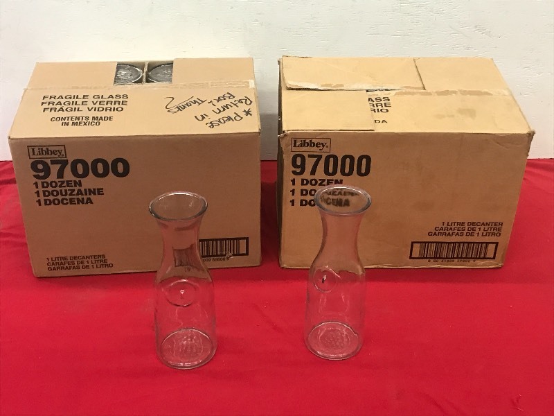 (2) Cases Of 1-Liter Water Decanter...