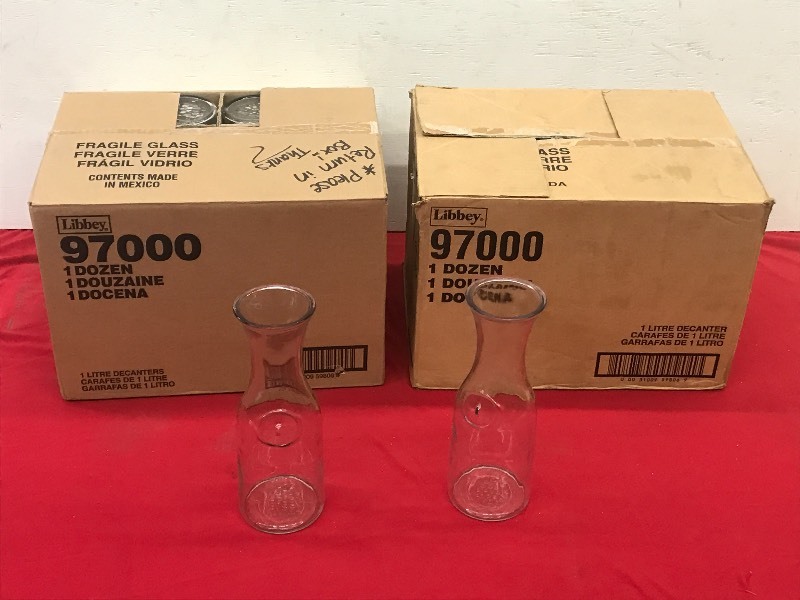 (2) Cases Of 1-Liter Water Decanter...