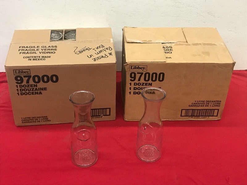 (2) Cases Of 1-Liter Water Decanter...