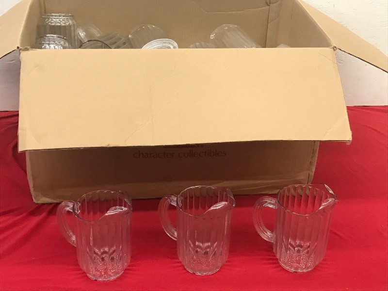 Lot Of (34) 60oz BeerWater Pitcher...