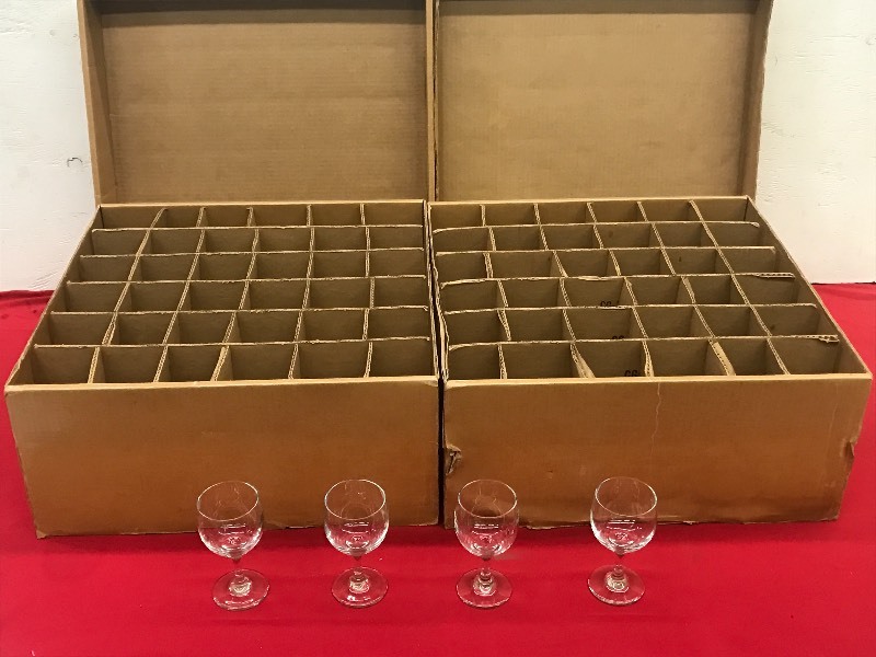 (2) Cases Of 8.5oz Wine Glasses--Qu...