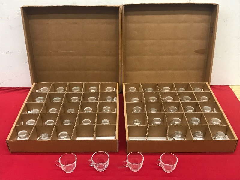 (2) Cases Of 6oz Glass Punch Cups--...