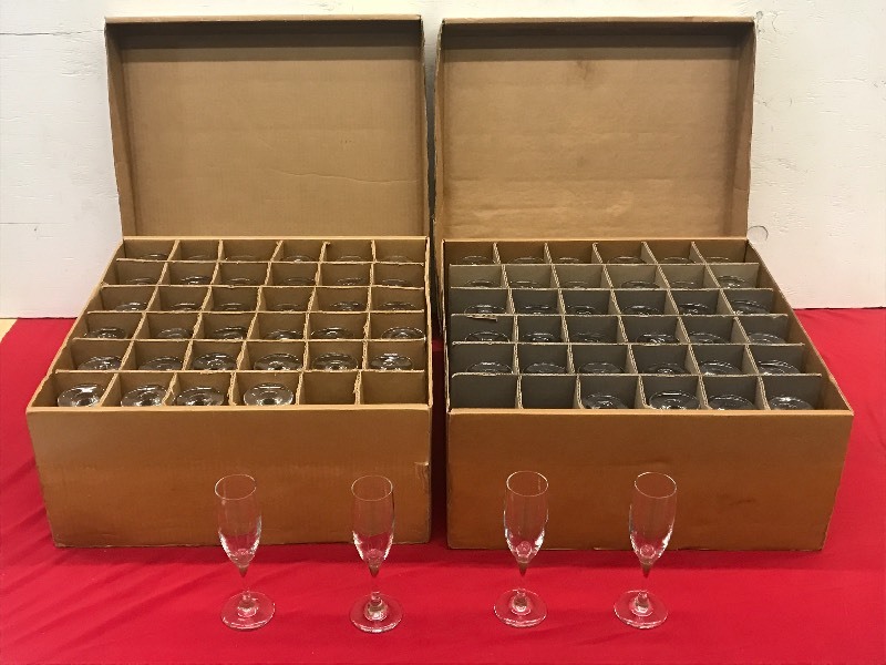 (2) Cases Of 6oz Flute Champagne Gl...