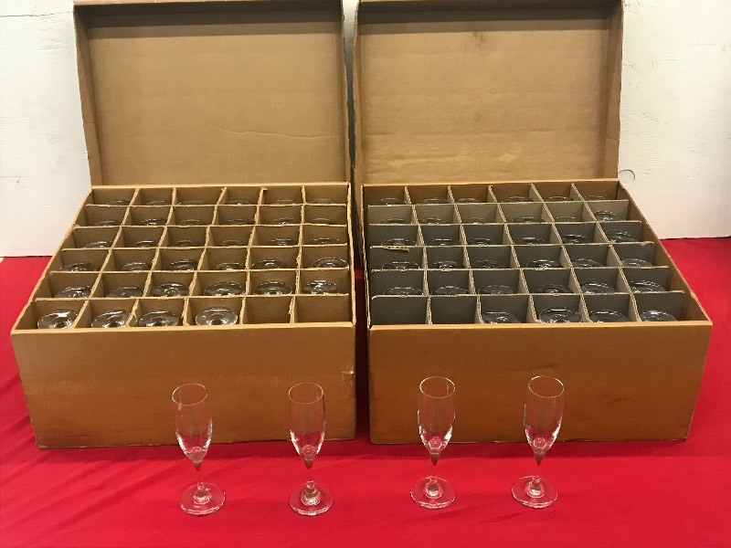 (2) Cases Of 6oz Flute Champagne Gl...