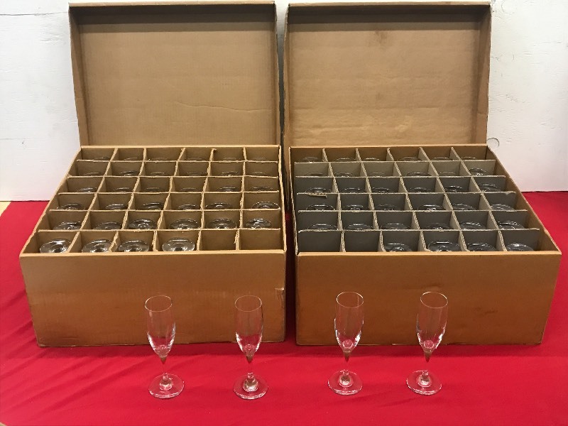 (2) Cases Of 6oz Flute Champagne Gl...