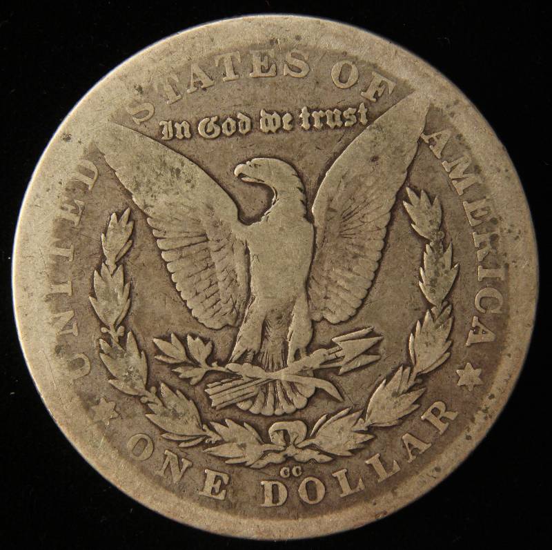 1880-CC (REVERSE OF 78) CARSON CITY MORGAN SILVER DOLLAR