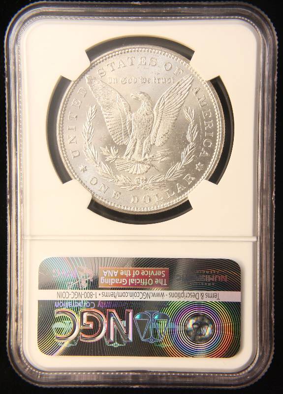 1885 MORGAN SILVER DOLLAR MS64 NGC