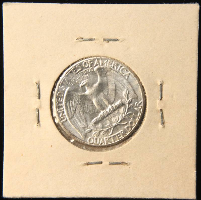 1958 WASHINGTON SILVER QUARTER GEM BU