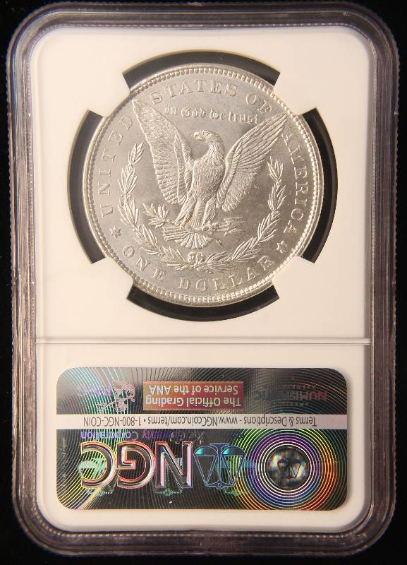 1887 MORGAN SILVER DOLLAR MS63 NGC