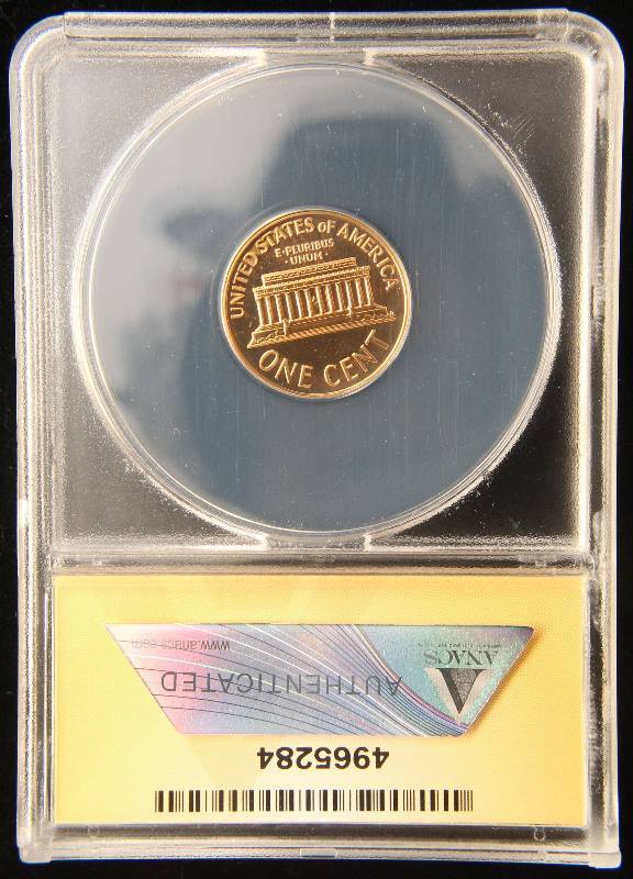 1961 PROOF US MEMORIAL CENT PF67 RED ANACS
