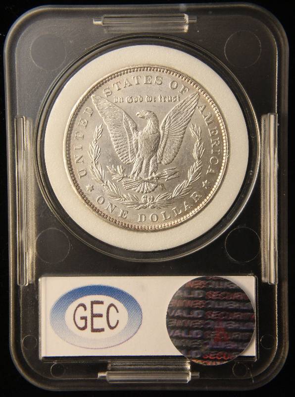 1889 MORGAN SILVER DOLLAR MS67 GEC
