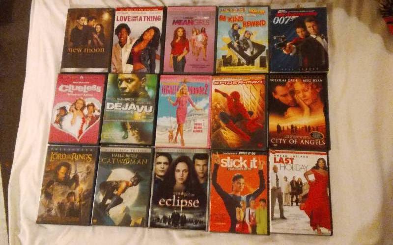 lot 13 image: 15 DVDs PG-13  Rated