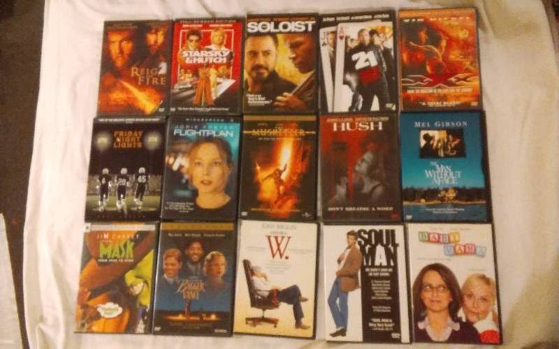 lot 15 image: 15 DVDs PG-13  Rated