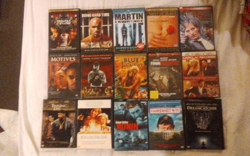 lot 19 image: 15 Assorted DVDs R & NR Rated