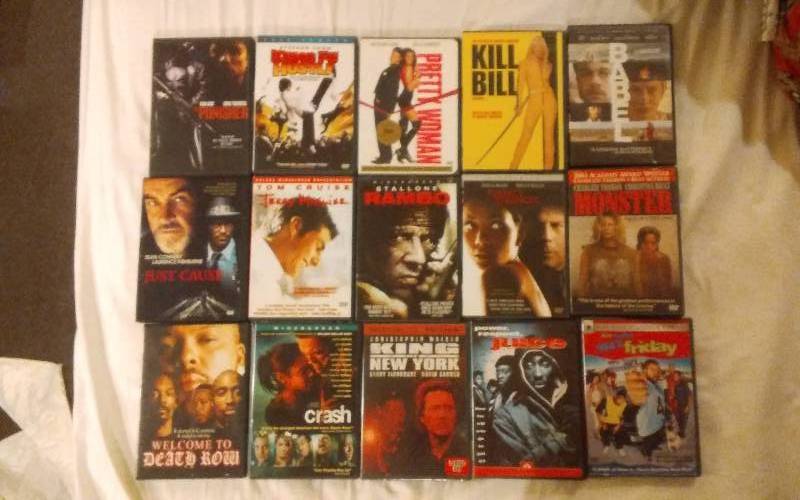 lot 20 image: 15 Assorted DVDs R & NR Rated