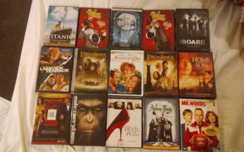 lot 24 image: 15 Assorted DVDs R & NR Rated