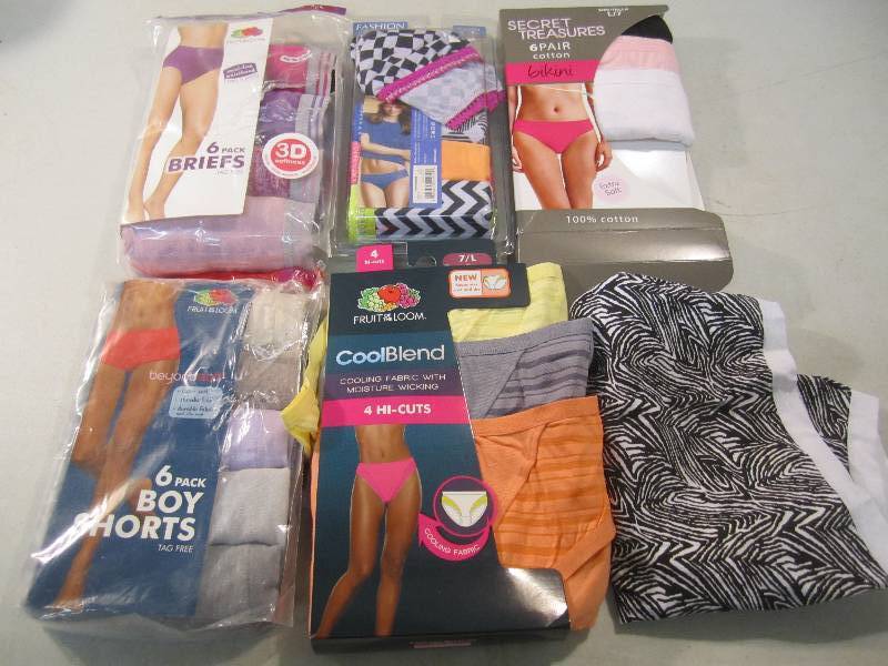 lot 13 image: Lot of Misc Size L7 Panties Looks ...