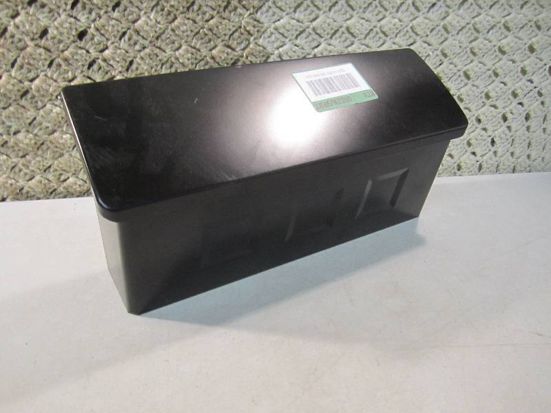 lot 23 image: Black Metal Wall Mount Mailbox 14.7...