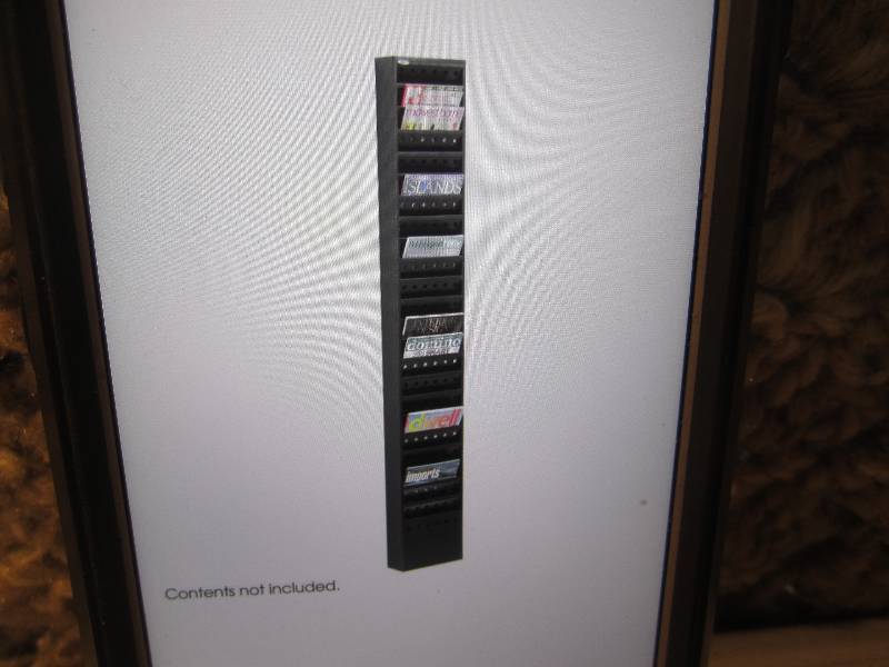 lot 44 image: Safco Steel 23 Pocket Magazine Rack...