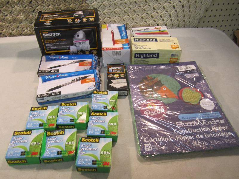 lot 49 image: Lot of Misc Office Supplies  CSB...