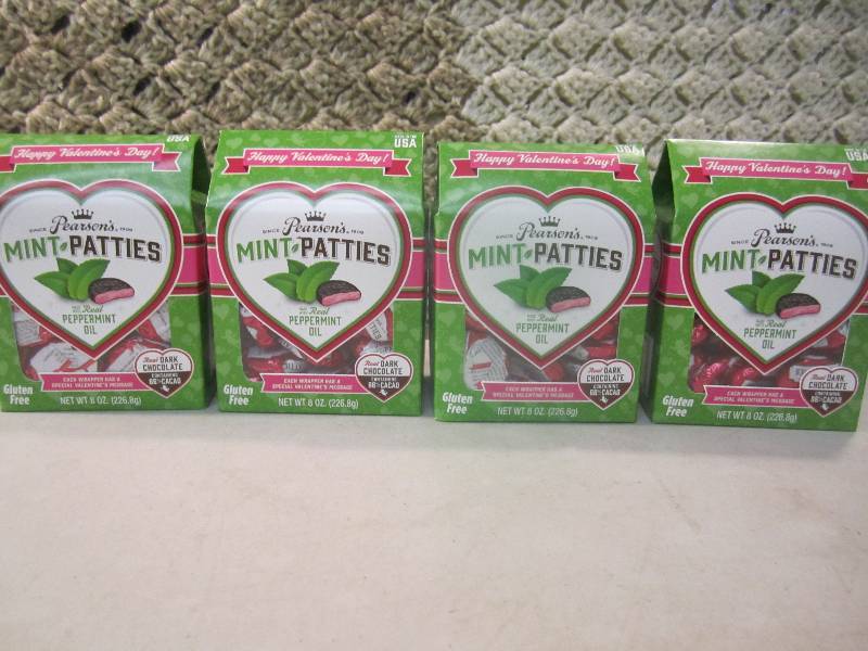 lot 70 image: Lot of 4 Boxes Pearsons Mint Pattie...