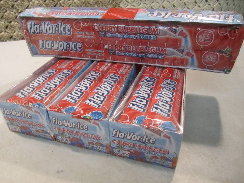 lot 93 image: Lot of 4 Boxes Fla-Vor-Ice Cherry B...