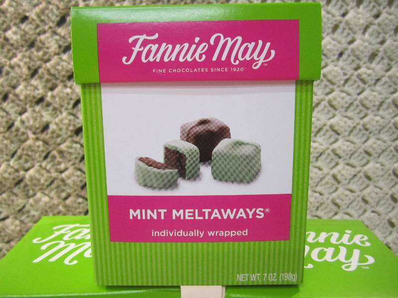 lot 104 image: Lot of 3 Boxes Fannie May Mint Melt...