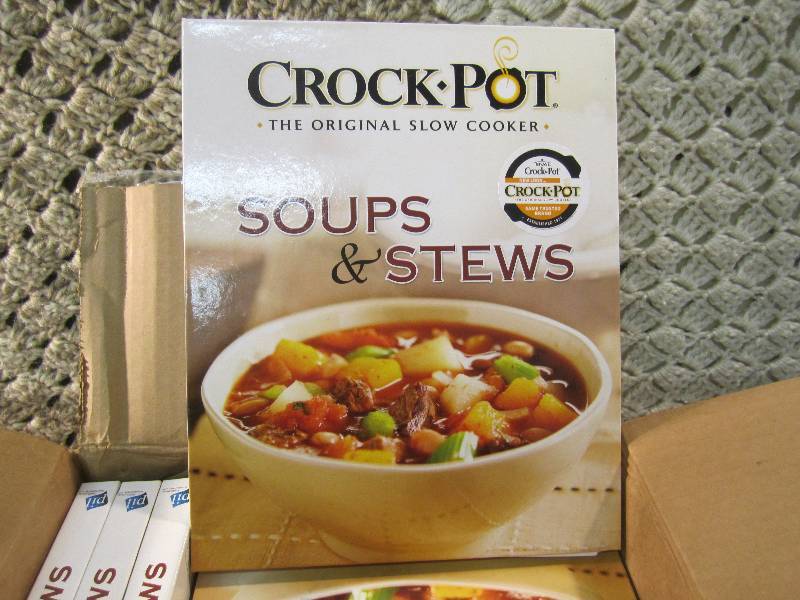 lot 108 image: Lot of 15 Crock Pot Cook Books Soup...