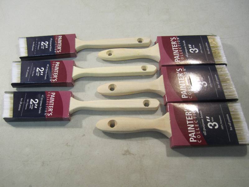 lot 121 image: Lot of 2 and 3 Paint Brushes 3 of...