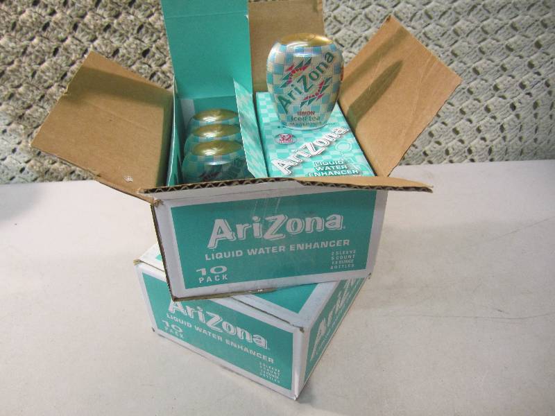lot 131 image: 2 Boxes with 10 each Arizona Liquid...