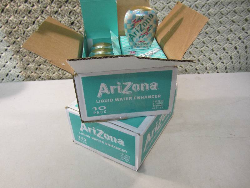 lot 132 image: 2 Boxes with 10 each Arizona Liquid...