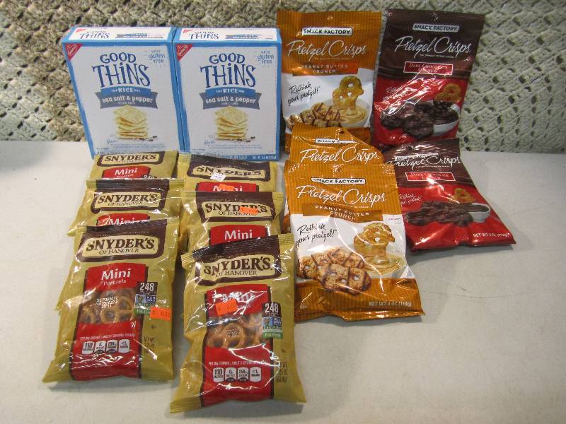 lot 143 image: Mixed Lot of Various Snacks See pho...